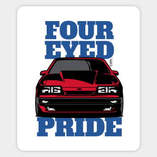 Foxbody 5.0 Ford Mustang Four Eyed Pride Sticker